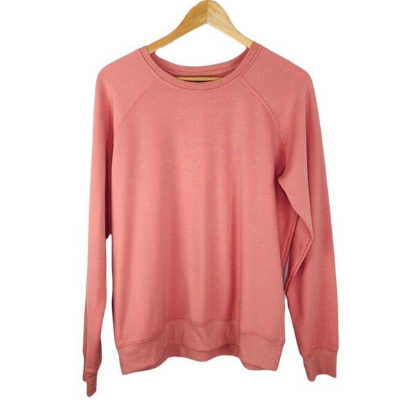 AR-33 dusty rose pink raglan sleeve crewneck sweatshirt size medium - Picture 1 of 5